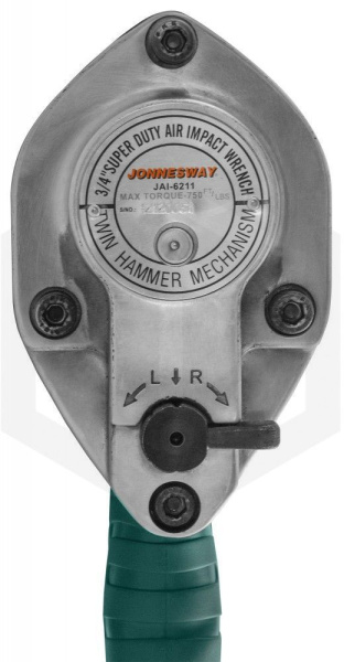 Jonnesway JAI-6211 Гайковерт пневматический ударный 3/4"DR 6500 об/мин., 1016 Нм Jonnesway JAI-6211 Гайковерт пневматический ударный 3/4"DR 6500 об/мин., 1016 Нм