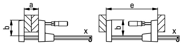 UK30 UniKlamp Струбцина корпусная лёгкая 300/80, 1.5 кН UK30 UniKlamp Струбцина корпусная лёгкая 300/80, 1.5 кН