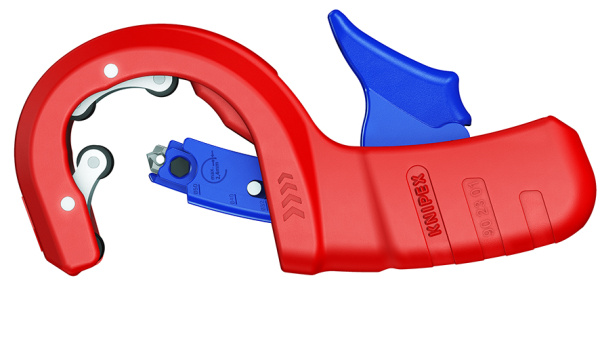KNIPEX DP50 Труборез для канализационных пластиковых труб Ø 32/40/50 мм, толщина max 2.4 мм, длина 202 мм, BK KNIPEX DP50 Труборез для канализационных пластиковых труб Ø 32/40/50 мм, толщина max 2.4 мм, длина 202 мм, BK