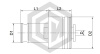 Цанга FES2 M14 11x9 BRIGHT-TOOLS Цанга FES2 M14 11x9 BRIGHT-TOOLS