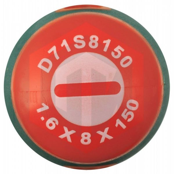 Jonnesway D71S8150 Отвертка стержневая шлицевая ANTI-SLIP GRIP, SL8.0х150 мм Jonnesway D71S8150 Отвертка стержневая шлицевая ANTI-SLIP GRIP, SL8.0х150 мм