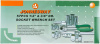 Jonnesway S04H3157S Набор головок торцевых стандартных и глубоких 1/4" и 3/8"DR, 4-24 мм, 57 предметов
