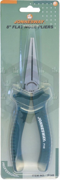 Jonnesway P148 Плоскогубцы с полимерными рукоятками, 200 мм Jonnesway P148 Плоскогубцы с полимерными рукоятками, 200 мм