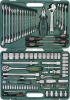 Jonnesway S04H624101SA (S04H624101SA18) Набор инструмента универсальный 1/4", 1/2"DR, 101 предмет