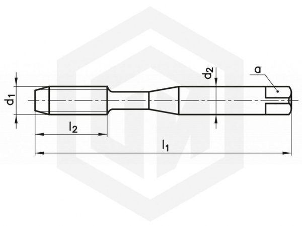 Метчик машинный UNC 5/16-18 1504 DIN 371 B 2B HSSE NAREX Метчик машинный UNC 5/16-18 1504 DIN 371 B 2B HSSE NAREX