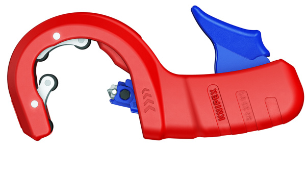 KNIPEX DP50 Труборез для канализационных пластиковых труб Ø 32/40/50 мм, толщина max 2.4 мм, длина 202 мм, BK KNIPEX DP50 Труборез для канализационных пластиковых труб Ø 32/40/50 мм, толщина max 2.4 мм, длина 202 мм, BK