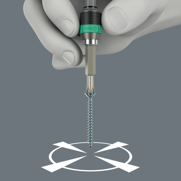 844/7 Набор бит-метчиков однопроходных с битодержателем Rapidaptor, 7 пр., M3/4/5/6/8/10, 1/4" C6.3/E6.3
