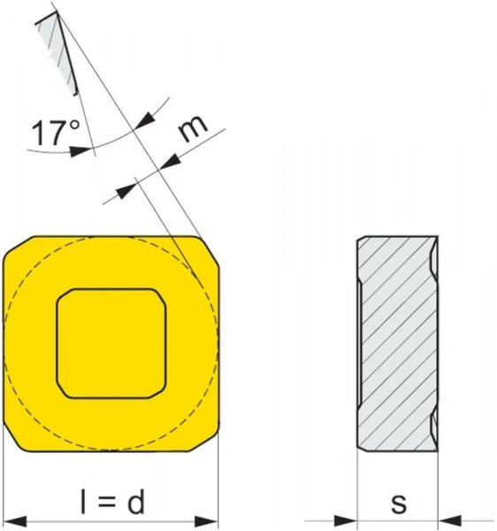 Пластина SNMR 1706DZSR-R:M9325 DORMER&PRAMET