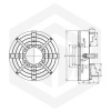 Токарный патрон клинореечный ручной самоцентрирующийся ПР4-500.180.C420