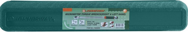 Jonnesway T08080N Ключ динамометрический 3/8"DR двустороннего действия, 15-80 Нм