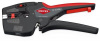 KNIPEX NexStrip Стриппер автоматический 3-в-1, 0.03-10 мм² AWG 32-8, рез до 10 мм²,  обжим: квадрат, 0.25-4 мм², 2 х 2.5 мм², 190 мм, SB
