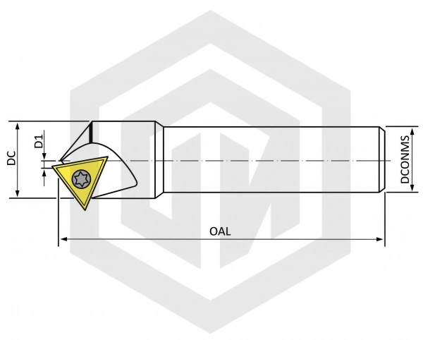 Фреза фасочная SSY-C20-20-130-1T STI