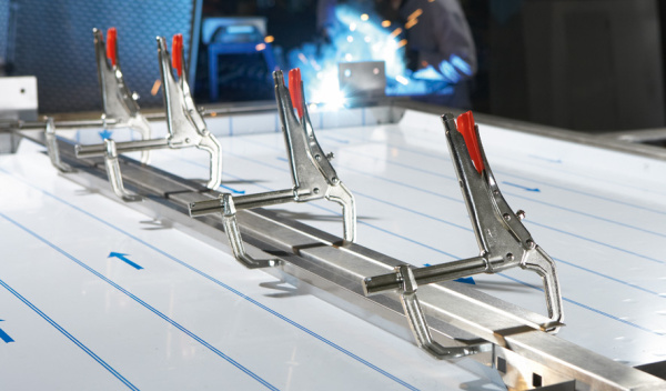 GRZC Зажим цанговый - C-образная струбцина 110/80, для точечного двустороннего зажима