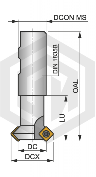 Фреза 16N2R027B16-SSD09-A DORMER&PRAMET Фреза 16N2R027B16-SSD09-A DORMER&PRAMET