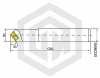 Фреза фасочная SSK-C16-16-110L-1T STI