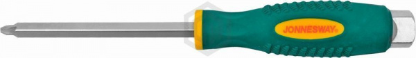 Jonnesway D70Z3125 Отвертка стержневая POZIDRIV® , ударная, силовая под ключ, PZ3x125 Jonnesway D70Z3125 Отвертка стержневая POZIDRIV® , ударная, силовая под ключ, PZ3x125