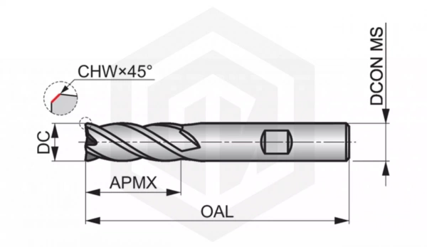 Фреза 4.0 S814HB4.0 DORMER