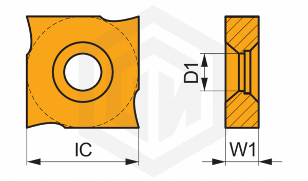 Пластина SNHQ 1102AZTN:8230 DORMER&PRAMET Пластина SNHQ 1102AZTN:8230 DORMER&PRAMET