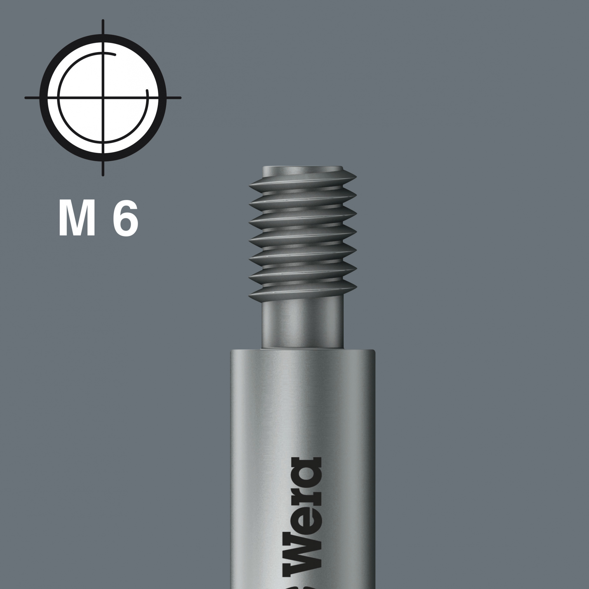 867/15 Z TORX® бита, хвостовик с резьбой M 6, TX 25 x 45 мм