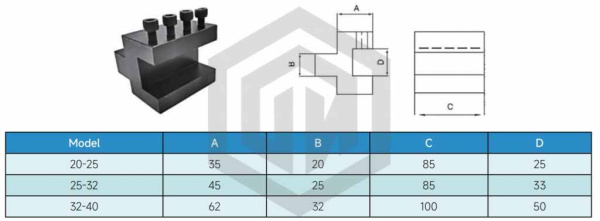 Резцедержатель переходной THT 32-40 STI Резцедержатель переходной THT 32-40 STI